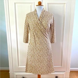 J. McLaughlin Faux Wrap Panama Dress Medium